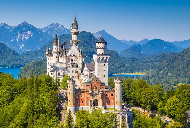 Opt frumoase palate castele Germania
