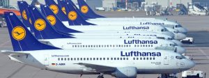 Lufthansa-Flugbegleiter im Streik