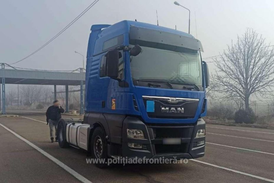 Autocamion furat din Belgia