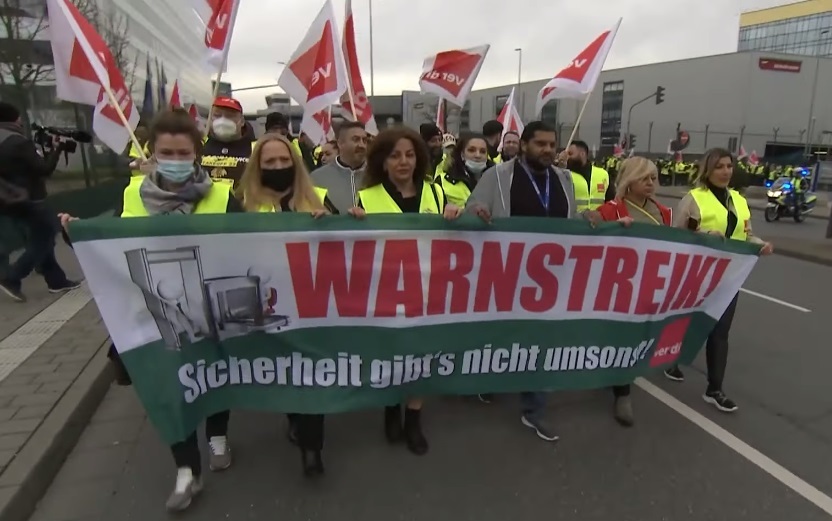 Germania noi greve în aeroporturi martie