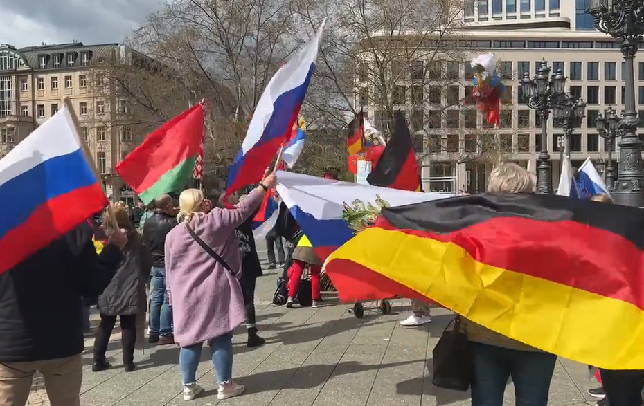 Manifestații pro-Rusia în Germania