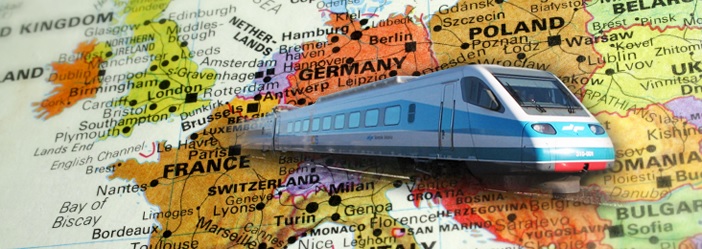 Bilete tren jumătate ţări Europa