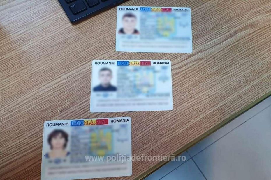 cărţi de identitate româneşti false