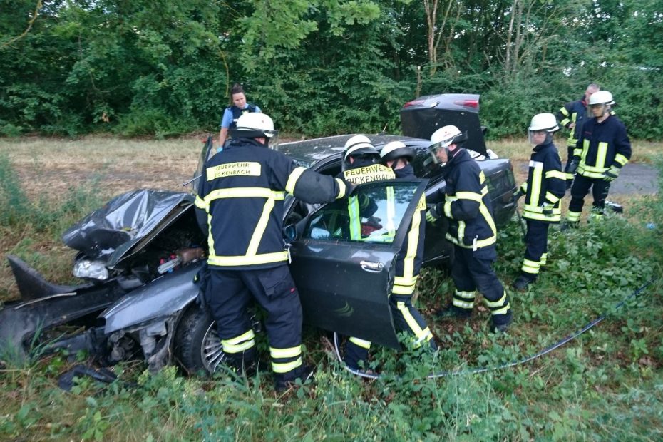 grav accident rutier în Bickenbach
