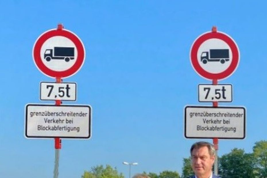 Drumurile lăturalnice, blocate pentru camioane în Bavaria