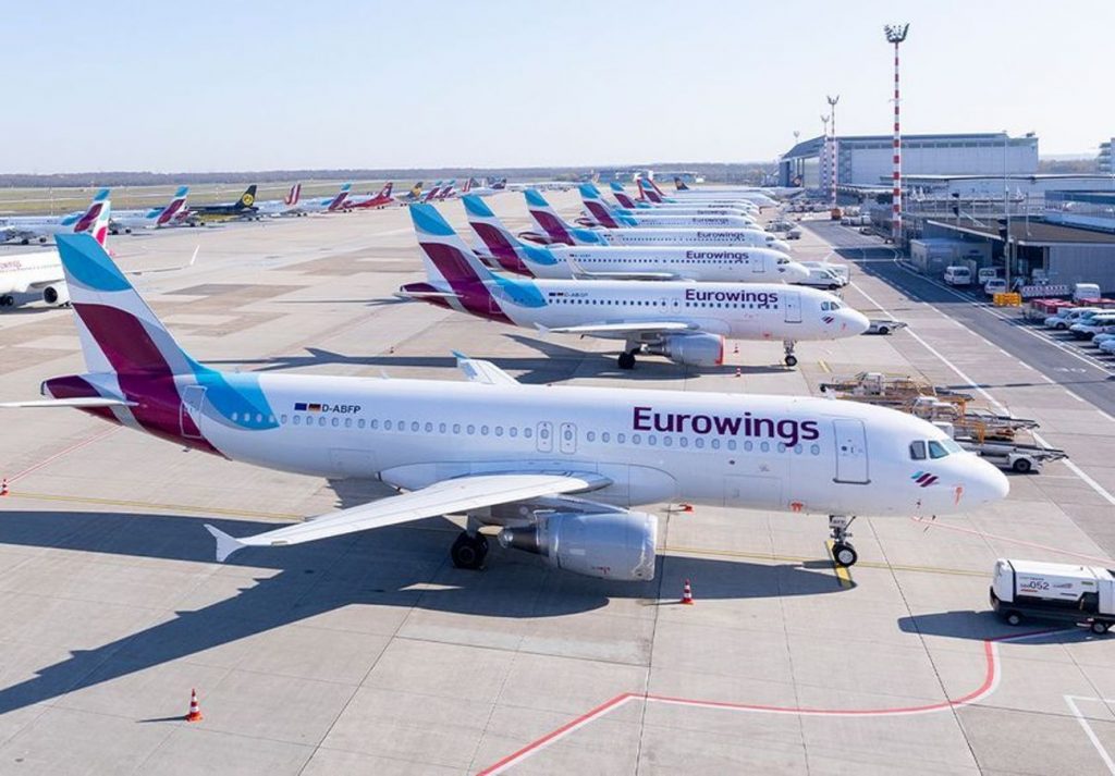 Grevă a piloților de la Eurowings în Germania 6 octombrie 2022