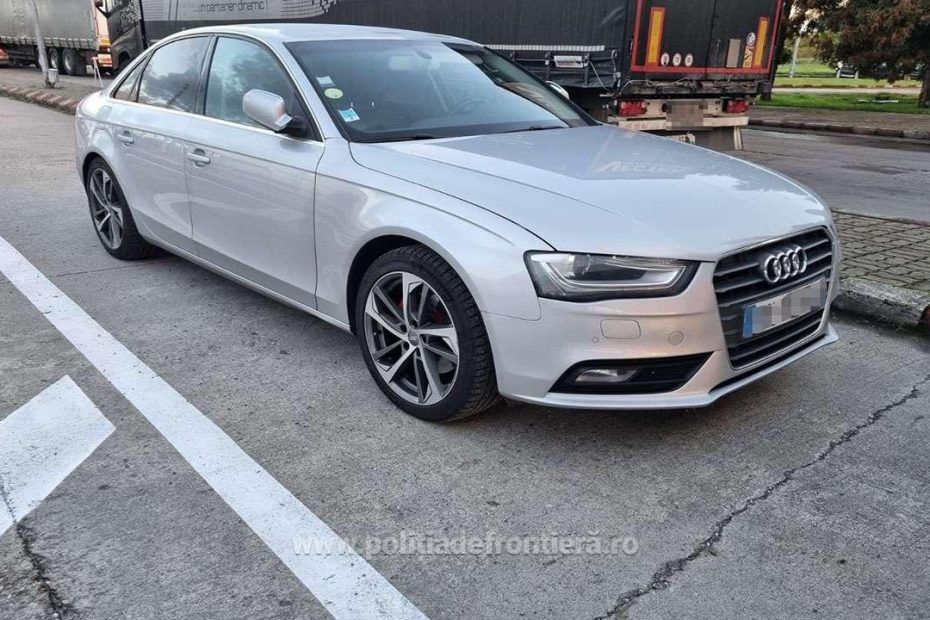Audi furat din Franța depistat la frontieră
