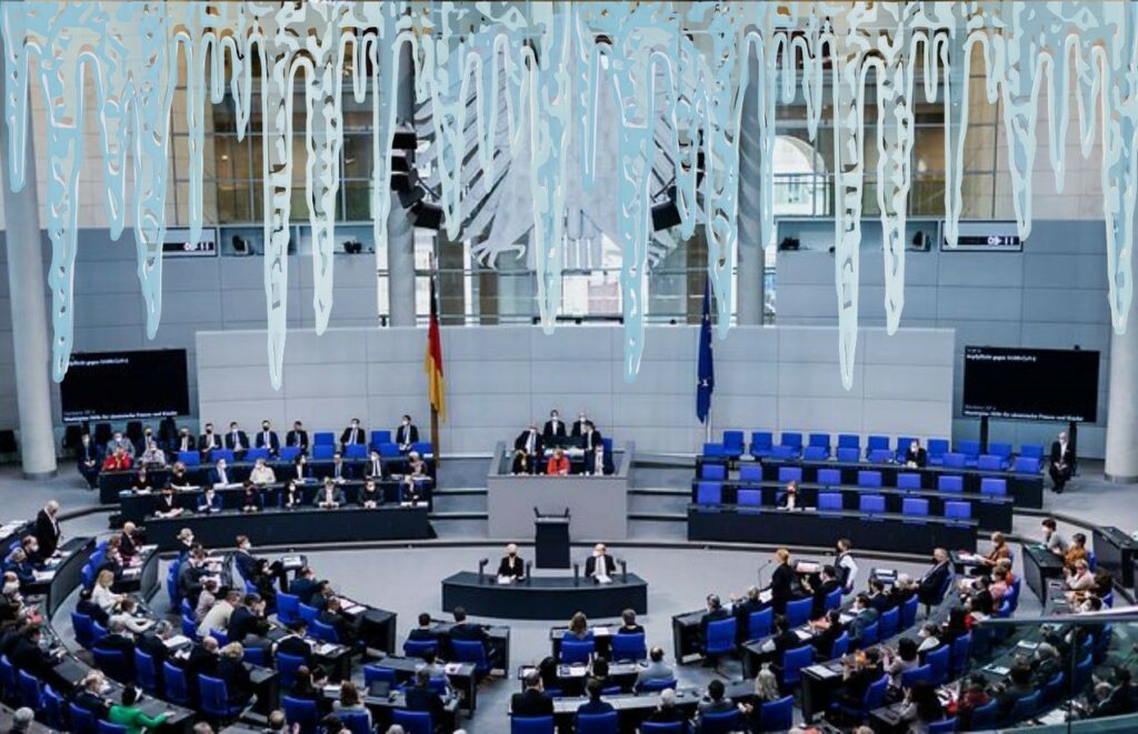 S-a făcut frig în Bundestag, foarte frig!