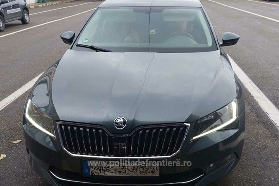 Autoturism luat în leasing din Germania, declarat furat