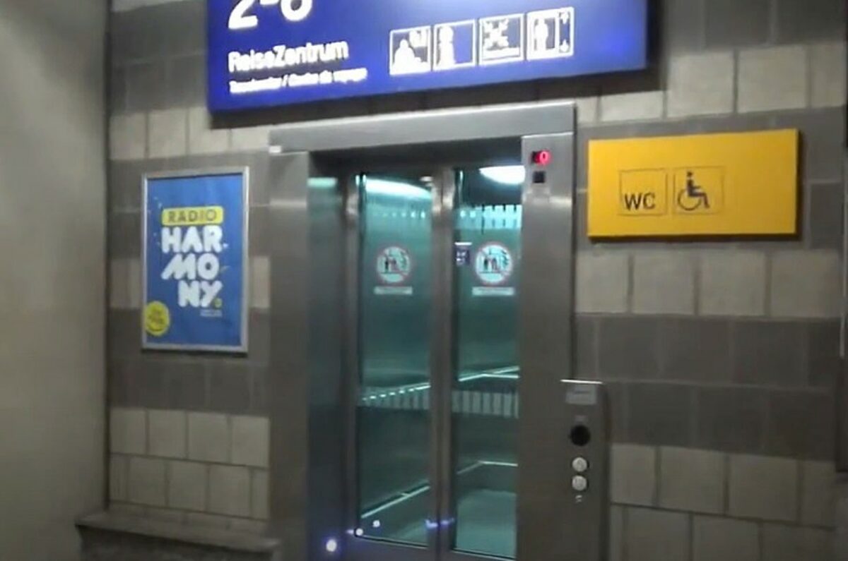Taxă de toaletă în gara din Mainz
