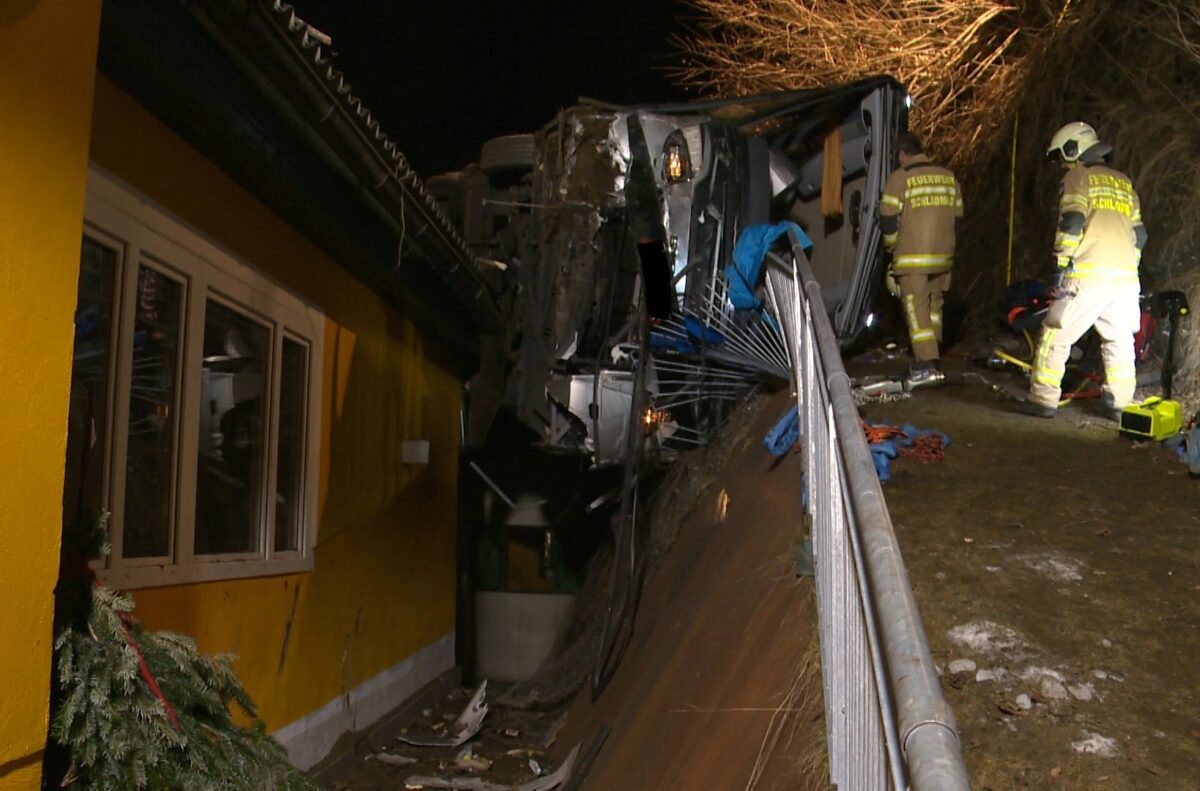 Accident de autocar în Austria