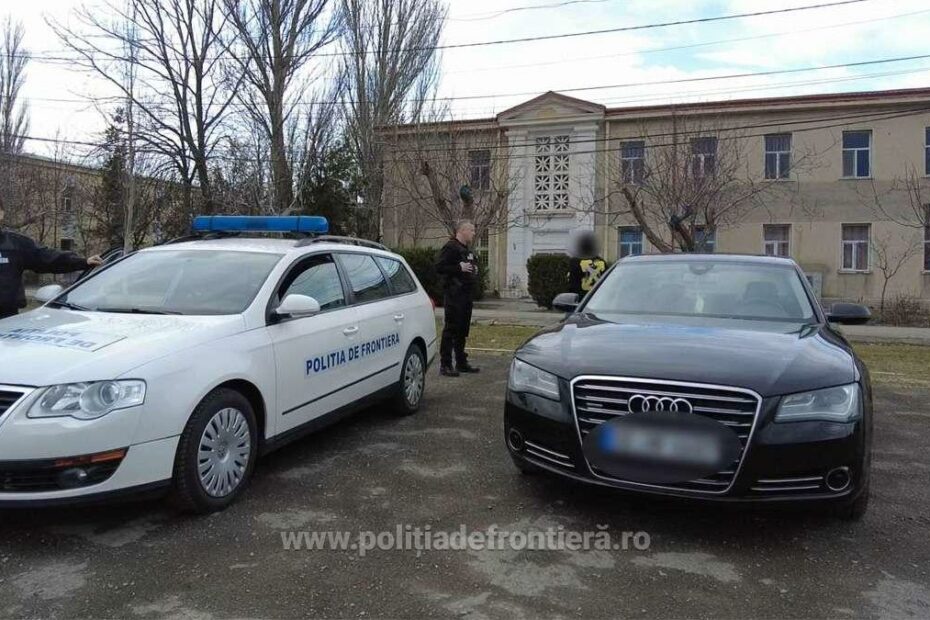 Audi A8 furat din Germania