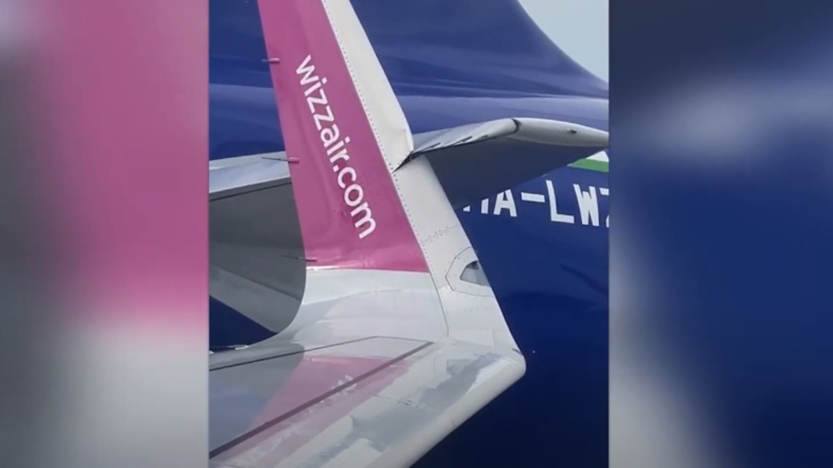 Două avioane Wizz Air s-au ciocnit pe pistă la Suceava