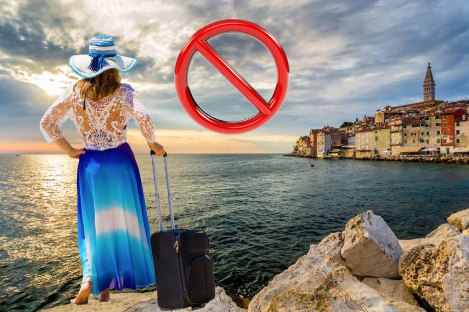 Interzicerea valizelor pentru turiști