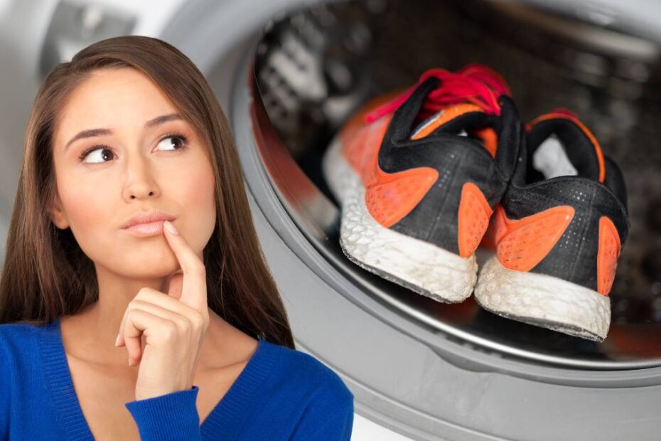 Poţi spăla pantofii murdari în mașina de spălat