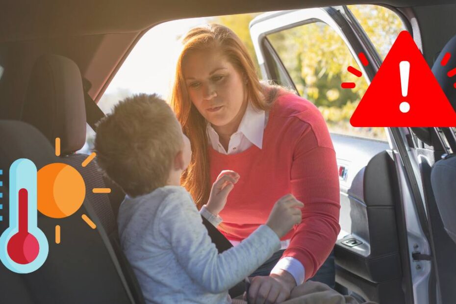 Siguranța copiilor mașină în timpul verii