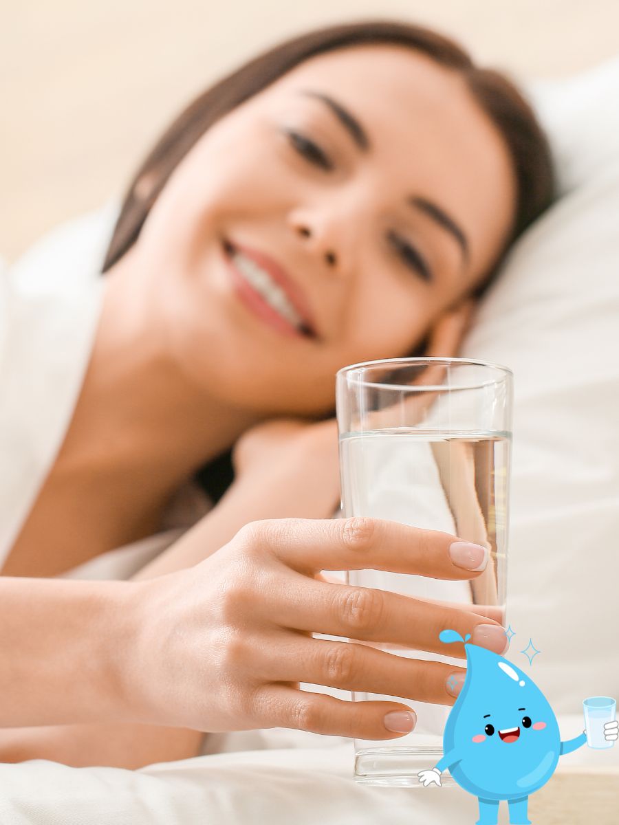 Beneficiile unui pahar cu apă seara