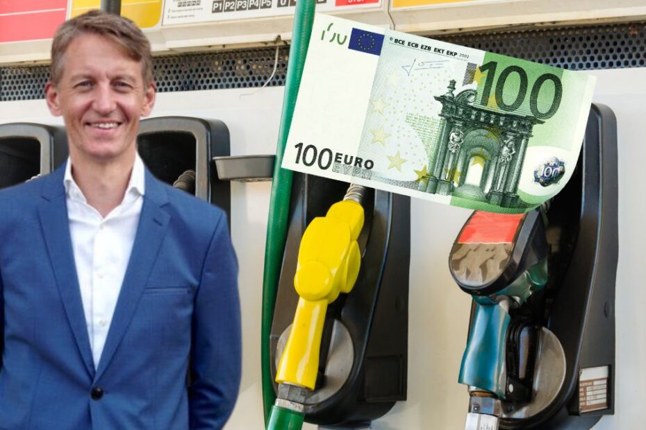 100 de euro un litru de benzină