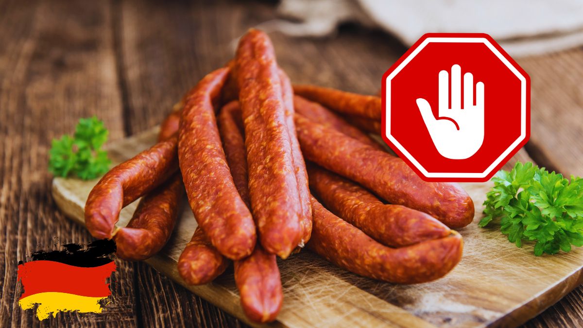 Rechemarea unor cârnați din supermarketurile nemțești deoarece conțin salmonella