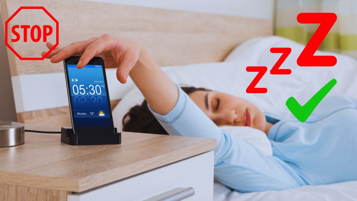 5 sfaturi pentru a vă îmbunătăți somnul și pentru a reduce utilizarea telefonului în pat