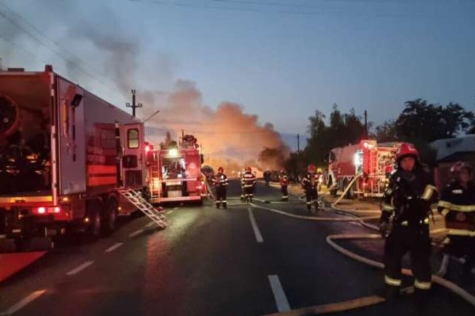 DEZASTRU în România _ Explozie la o stație GPL, zeci de persoane rănite. Cel puțin un mort