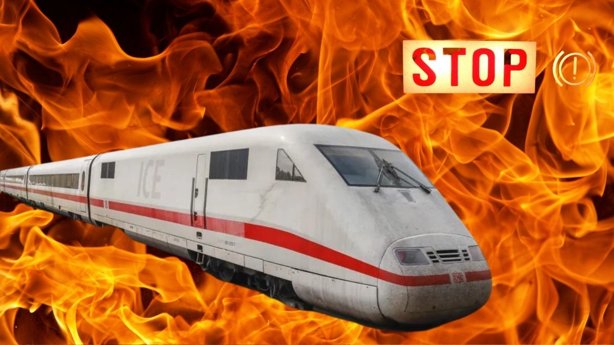 Sabotaj la calea ferată în Germania