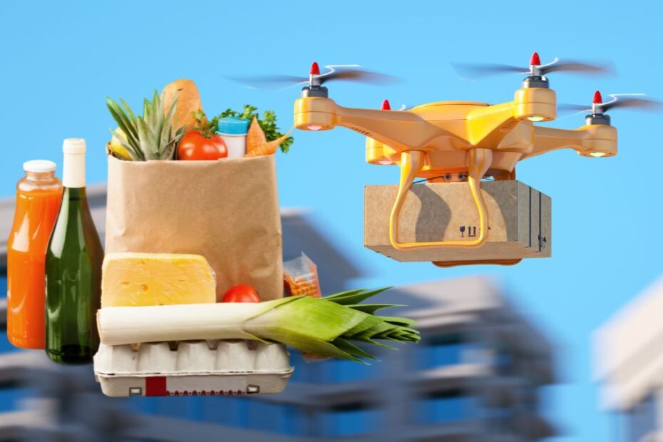 Livrarea de alimente cu drone în zonele rurale din Germania