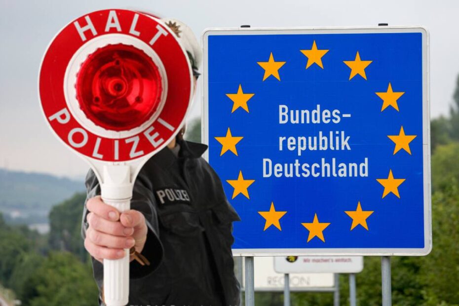 autostradă din Germania închisă controlului la frontieră