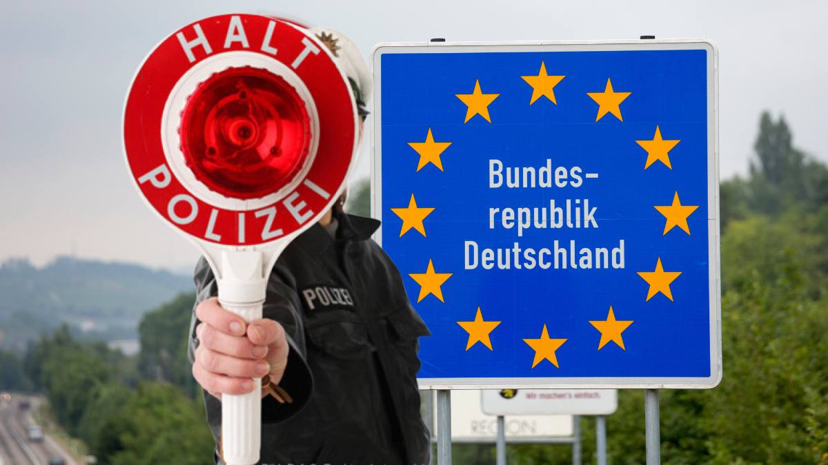 autostradă din Germania închisă controlului la frontieră
