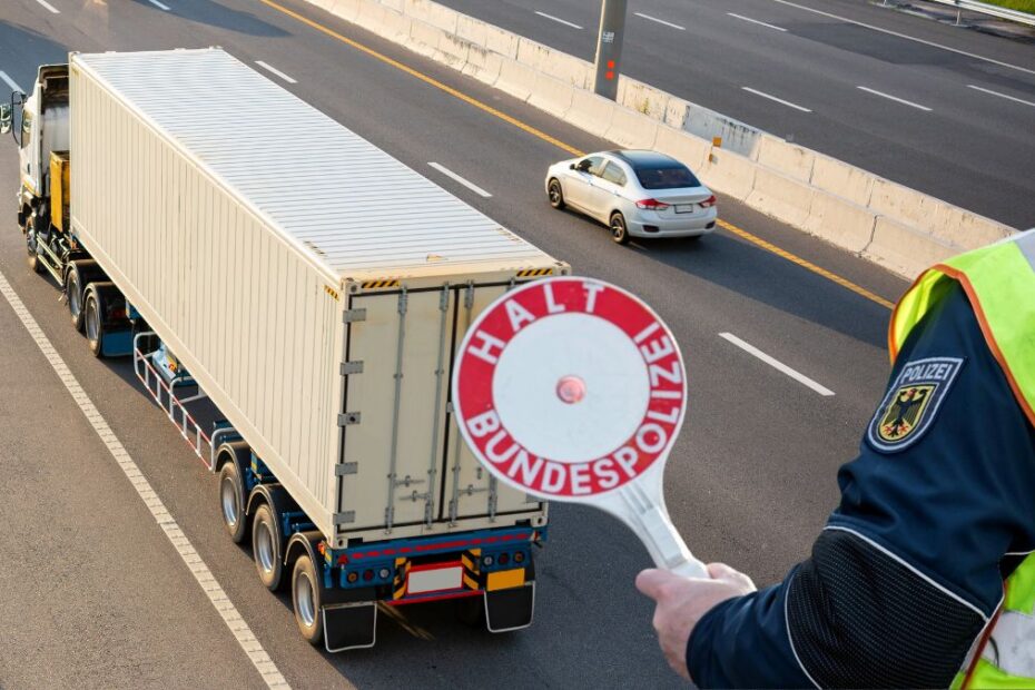 Camion din România cu 138 kmh pe autostradă în Germania