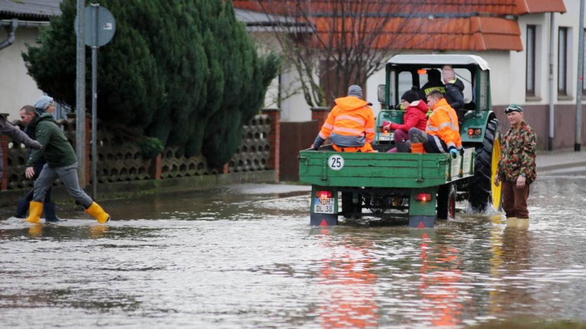 Evacuări din cauza inundațiilor Germania