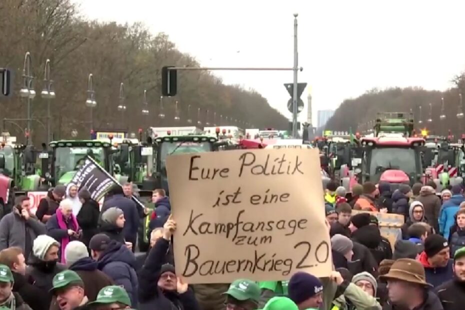 Proteste ale fermierilor în Germania