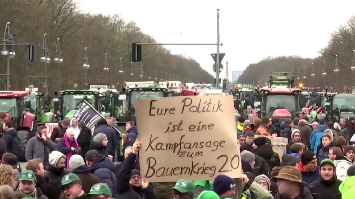 Proteste ale fermierilor în Germania