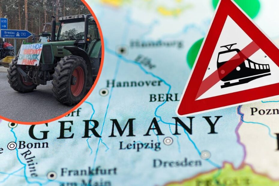 Greve în Germania ianuarie 2024