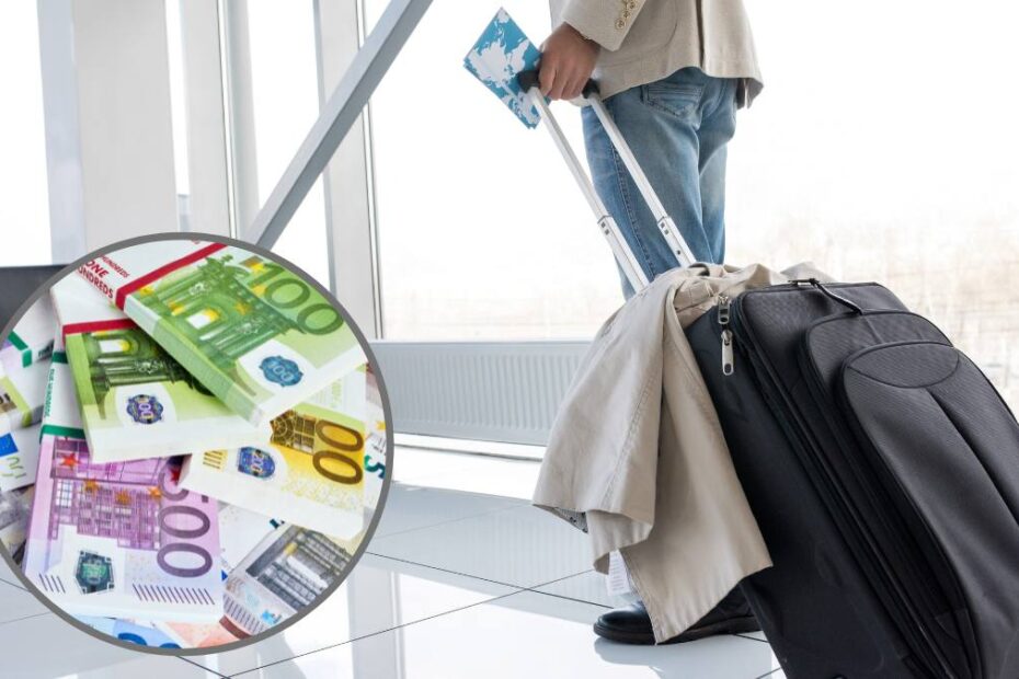 Arestat aeroportul München un milion de euro în valize