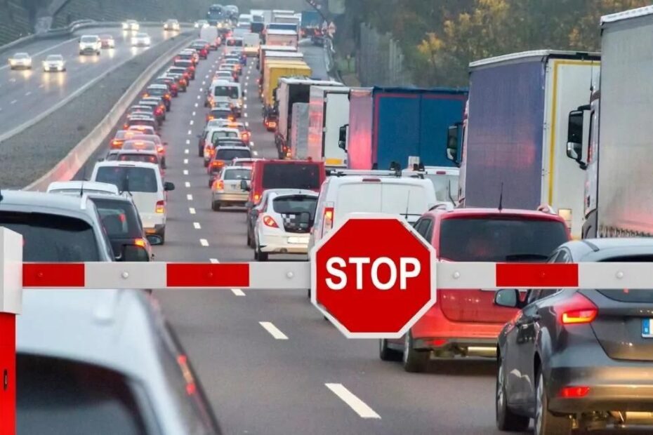 Închiderea autostrăzii A7 din Germania din 16 februarie 2024