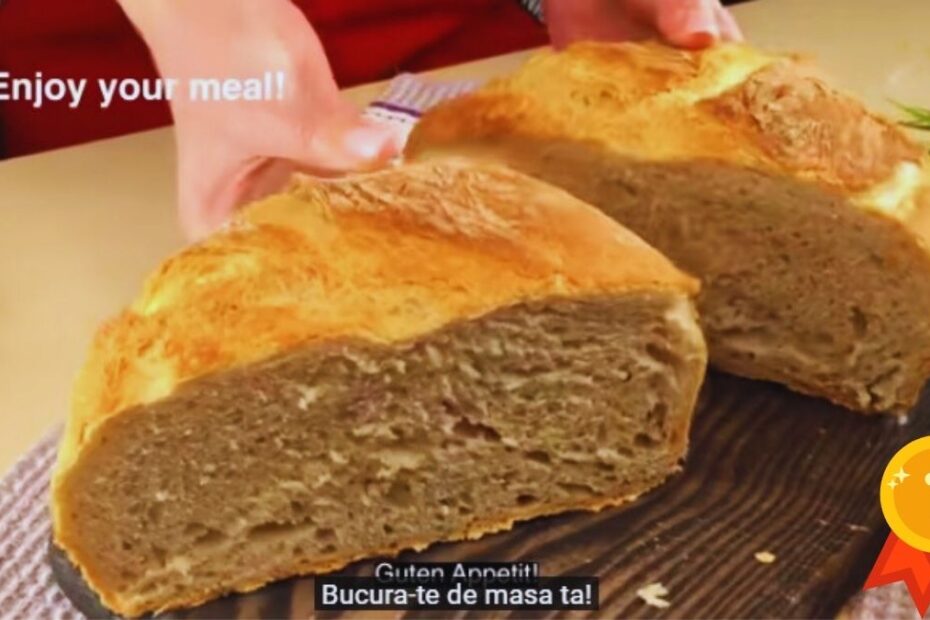 Rețetă populară de pâine fără frământare