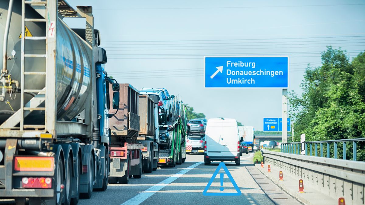 Scade traficul camioanelor în Germania