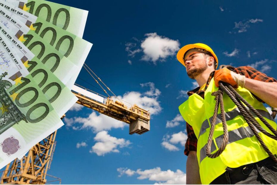 Lucrătorii din construcții din Germania mai mulți bani