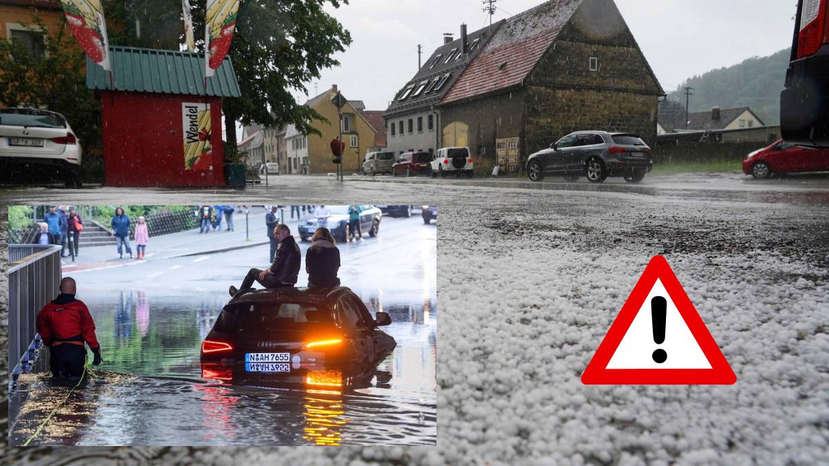 Nivel maxim de avertizare meteo în Germania