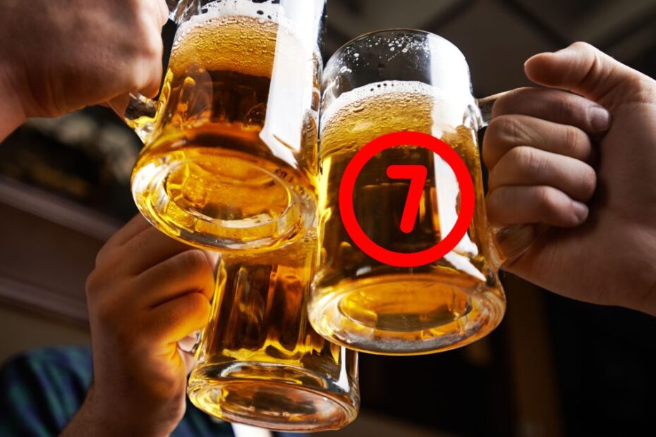 Regula lui 7 calculează caloriile din bere și vin
