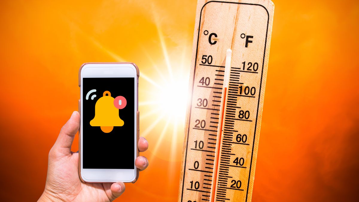 Alerte pe mobil pentru căldură extremă