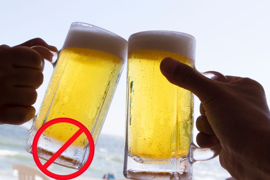 Interzicerea consumului de alcool pe plajă
