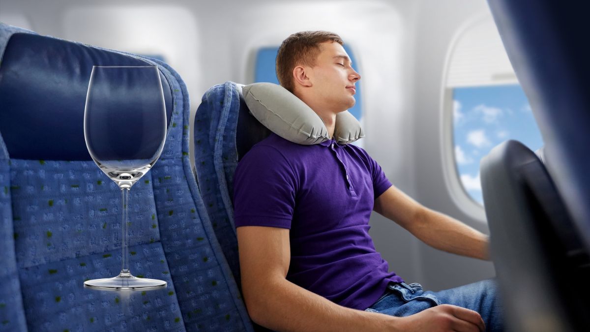 Riscurile dormitului și consumului de alcool în avion
