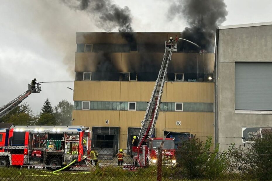 Incendiu major la o fabrică din Germania