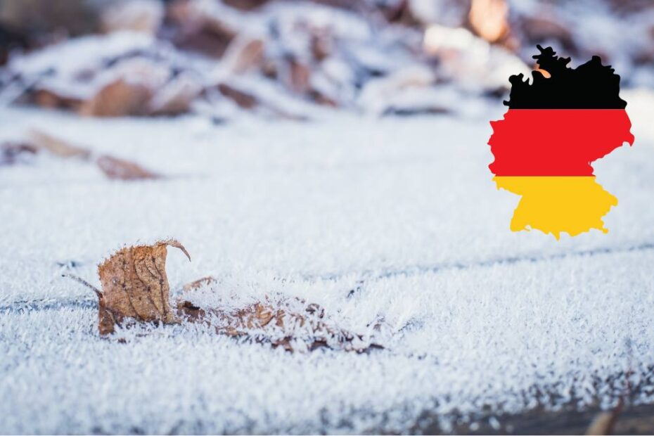 Frigul polar lovește Germania