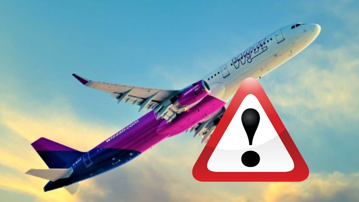 Avion Wizz Air cu destinația România, scăpat de sub control