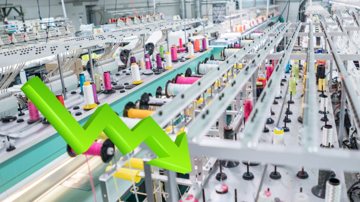 Ieftinirea producției industriale în Germania Fotografie: Interior fabrică textile