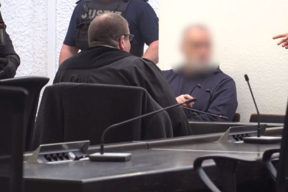 Românul din Germania care și-a zidit fosta iubită a fost condamnat. Foto: Românul la proces