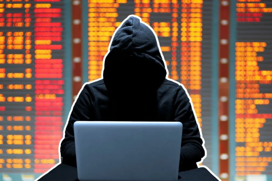 Cea mai mare scurgere de parole din istorie. Fotografie: Hacker lucrând la un laptop